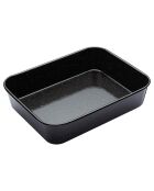 Plat de cuisson noir - 34x26x7 cm