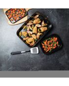 Plat de cuisson noir - 34x26x7 cm