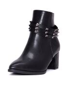 Bottines Zoe noires - Talon 6 cm