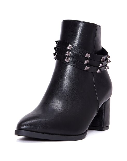 Bottines Zoe noires - Talon 6 cm
