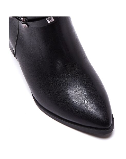 Bottines Zoe noires - Talon 6 cm