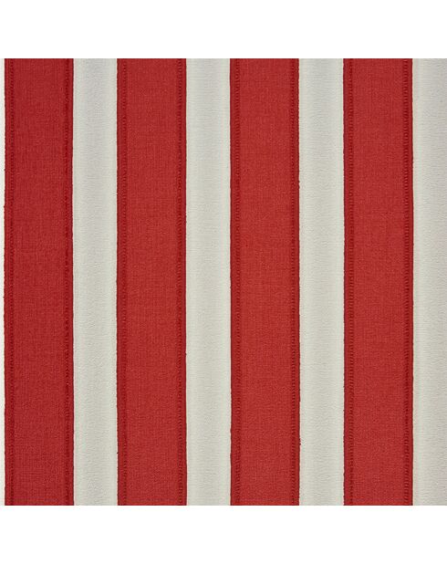 Papier peint Marina Rayure Couture Rouge - 53 x 1005 cm