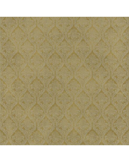 Papier peint Prague Medaillons Jaune - 53 x 1005 cm