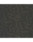 Papier peint Panama Fougeres Noir - 53 x 1005 cm