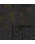 Papier peint Ohio Tartan Jaune/Rose/Noir - 53 x 1005 cm