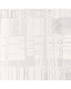 Papier peint Ohio Tartan Gris/Blanc - 53 x 1005 cm