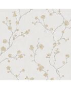 Papier peint Natsu Hanami Beige/Gris - 53 x 1005 cm