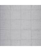 Papier peint Natsu Osaka Gris/Argenté - 53 x 1005 cm