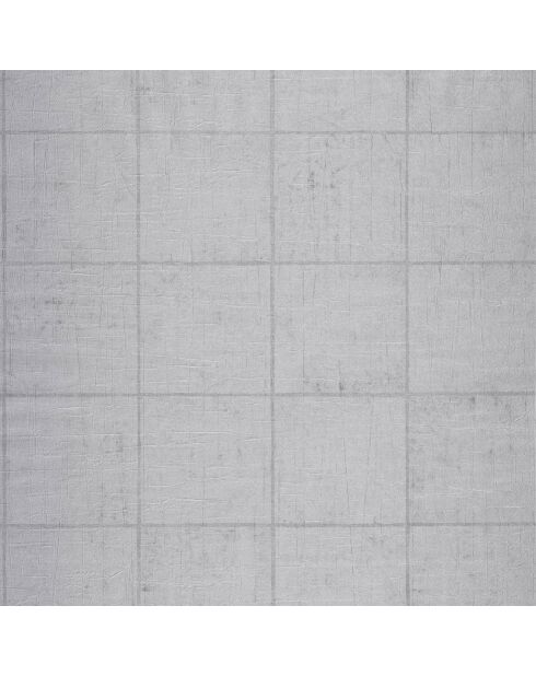 Papier peint Natsu Osaka Gris/Argenté - 53 x 1005 cm