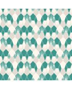 Papier peint Jungle Hamac Vert Emeraude - 53 x 1005 cm