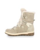 Bottes de neige fourrées abigail gris clair