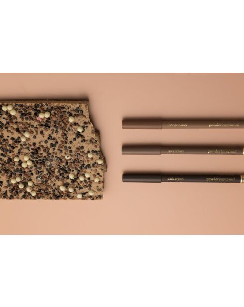 Crayon poudre à sourcils végan 4 teintes blond Miel - 1,19 g