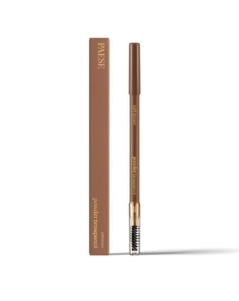 Crayon poudre à sourcils végan 4 teintes brun doux - 1,19 g