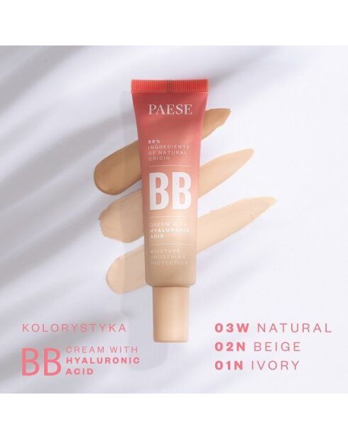 Crema BB con ácido hialurónico - 30 ml-01-Ivory