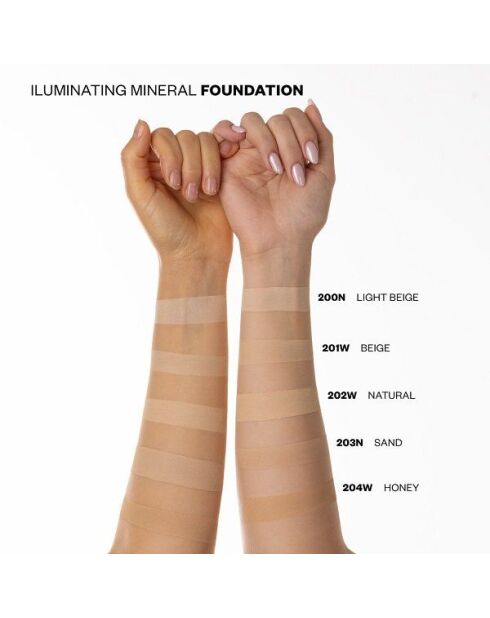 Paese Minerals, fondotinta minerale illuminante, vegano, 7g-202w naturale
