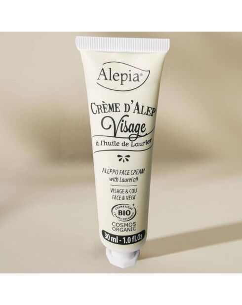Crema viso Aleppo biologica - 30 ml