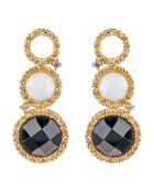 Parure Vidomi doré/noir/blanc