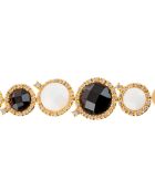 Parure Vidomi doré/noir/blanc