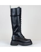 Bottes en Cuir Pepper noires