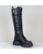 Bottes en Cuir Pepper noires