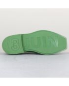 Groene loafers van viooltjesleer