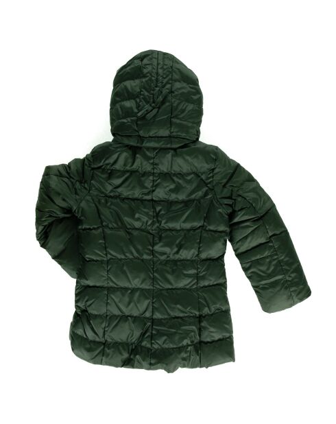 Doudoune de Ski mi-longue chaude kaki/gris