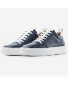 Sneakers en Cuir Bond bleues