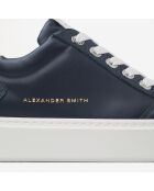 Sneakers en Cuir Bond bleues