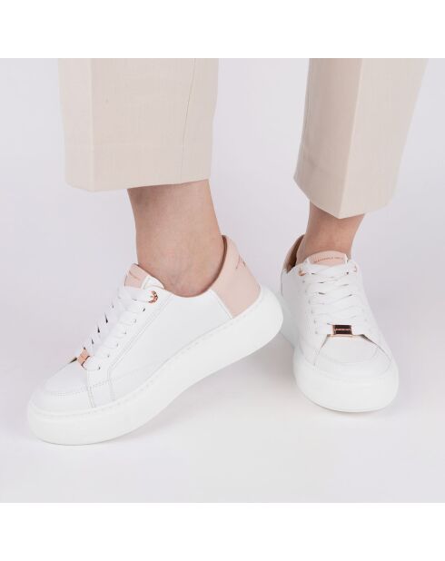 Sneakers Greenwich blanc/rose