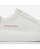 Sneakers Greenwich blanc/rose