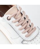 Sneakers en Cuir Harrow beiges