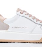 Sneakers en Cuir Harrow beiges