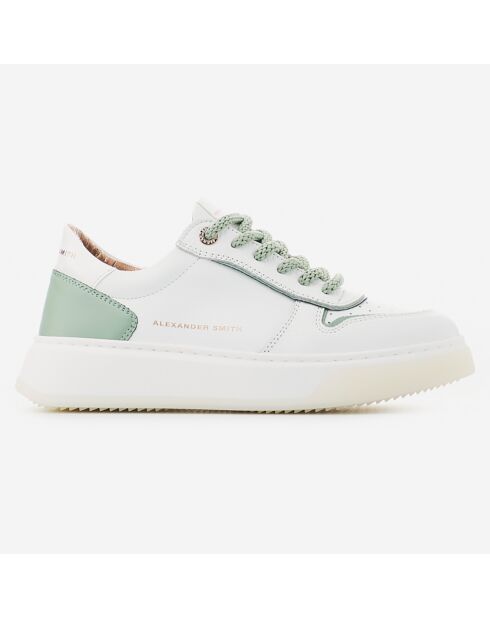 Sneakers en Cuir Harrow blanc/vert