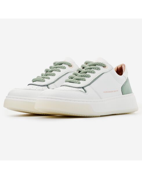 Sneakers en Cuir Harrow blanc/vert