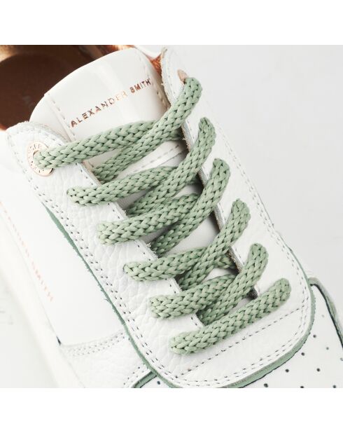 Sneakers en Cuir Harrow blanc/vert