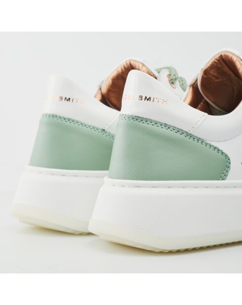 Sneakers en Cuir Harrow blanc/vert