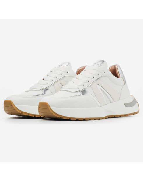 Sneakers Hyde blanc/argenté