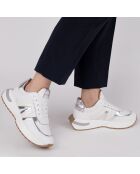 Sneakers Hyde blanc/argenté