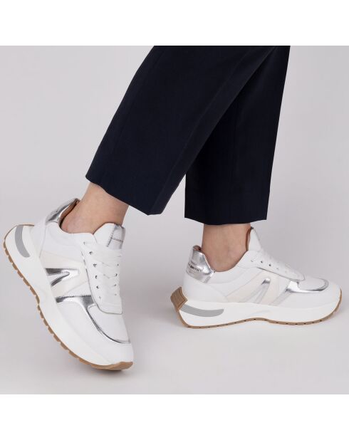 Sneakers Hyde blanc/argenté