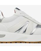Sneakers Hyde blanc/argenté