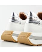 Sneakers Hyde blanc/argenté