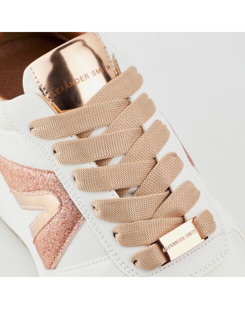 Sneakers Hyde blanc/rose
