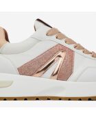 Sneakers Hyde blanc/rose