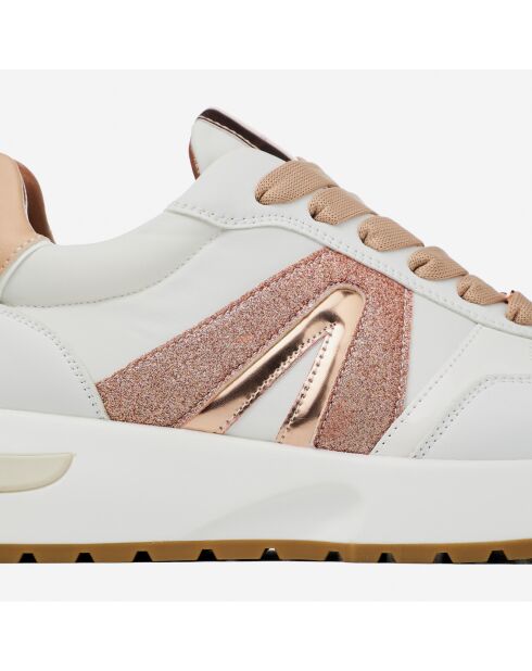 Sneakers Hyde blanc/rose