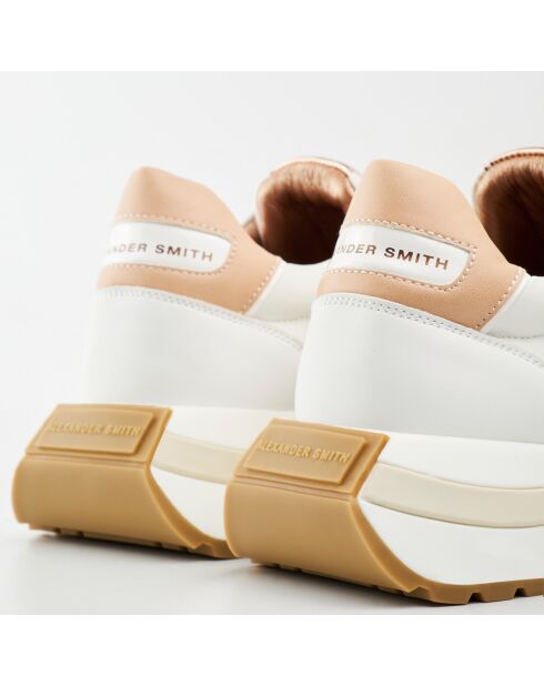Sneakers Hyde blanc/rose