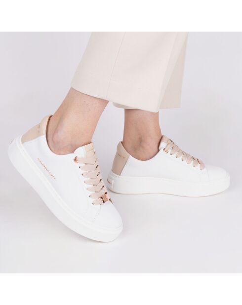 Sneakers en Cuir London beiges
