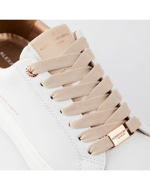 Sneakers en Cuir London beiges