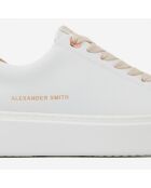 Sneakers en Cuir London beiges