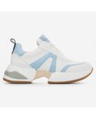 Sneakers Marble beige/bleu