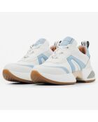 Sneakers Marble beige/bleu